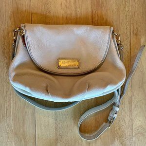 Marc Jacobs Crossbody Purse, Gray Pebble Leather
